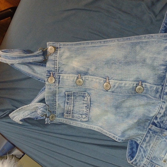 AEO Denim Overalls - Picture 3 of 9